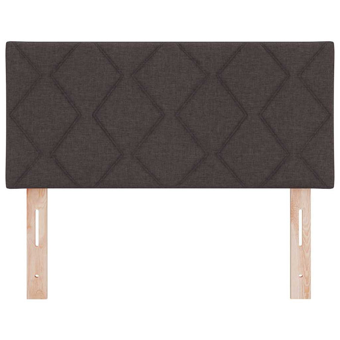Tăblie din Țesătură Geometric Manual Maro închis 90 cm țesătură - WALTI WALTI