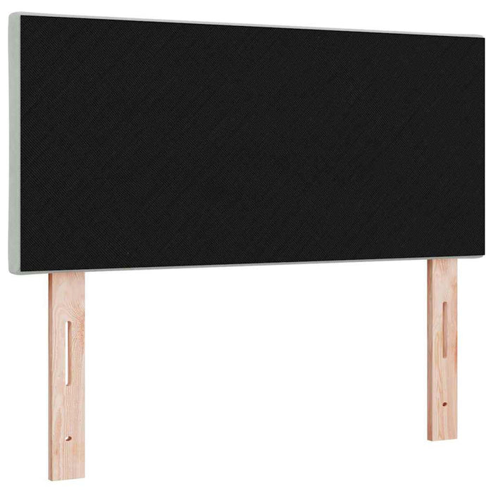 Tăblie cap Pe perete Geometric Manual Gri deschis 90 cm Catifea - WALTI WALTI