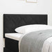 Tăblie cap Pe perete Geometric cu headboard Negru 90 cm Catifea - WALTI WALTI