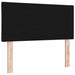 Tăblie cap Pe perete Geometric cu headboard Negru 90 cm Catifea - WALTI WALTI