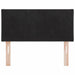 Tăblie cap Pe perete Geometric cu headboard Negru 90 cm Catifea - WALTI WALTI