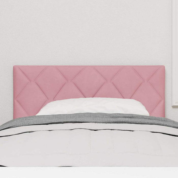 Tăblie cap Roz 90 cm Catifea WALTI
