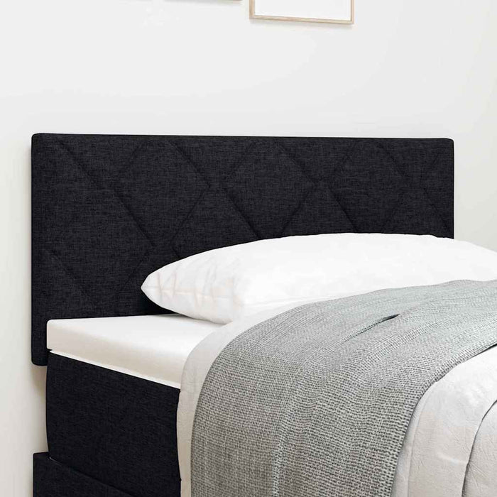 Tăblie din Țesătură Geometric Manual Negru 100 cm țesătură - WALTI WALTI