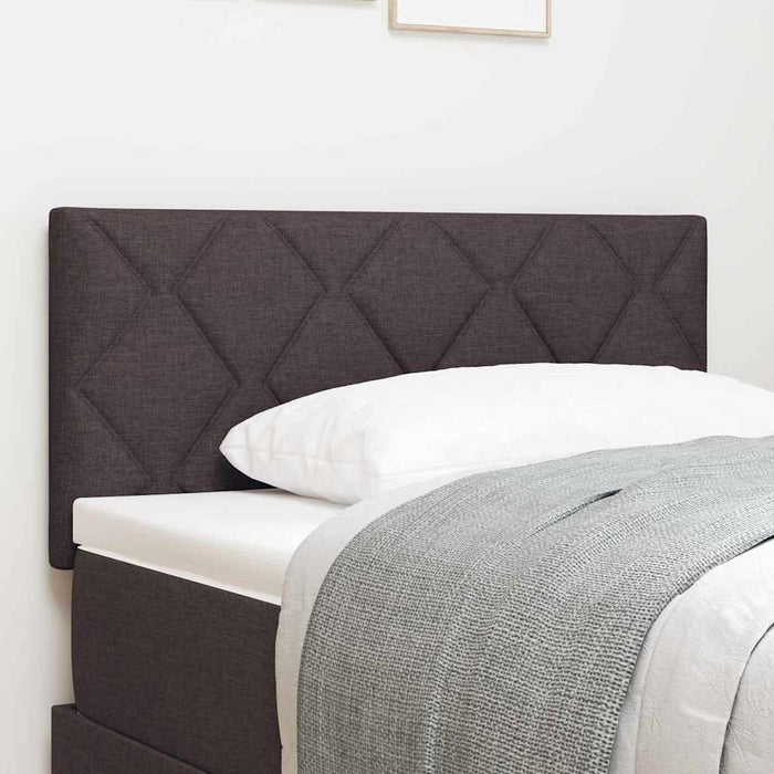 Tăblie din Țesătură Geometric Maro închis 100 cm țesătură - WALTI WALTI
