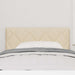 Tăblie din Țesătură Geometric cu headboard Crem 100 cm țesătură - WALTI WALTI
