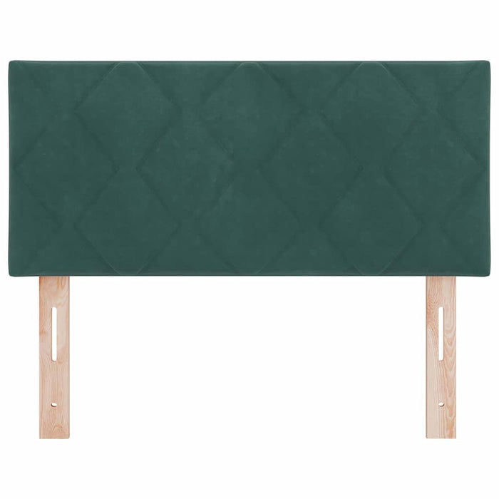 Tăblie cap Verde închis 100 cm Catifea WALTI