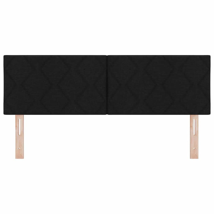 Tăblie cap Negru 144 cm țesătură WALTI