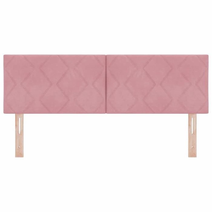 Tăblie cap Roz 144 cm Catifea - WALTI WALTI