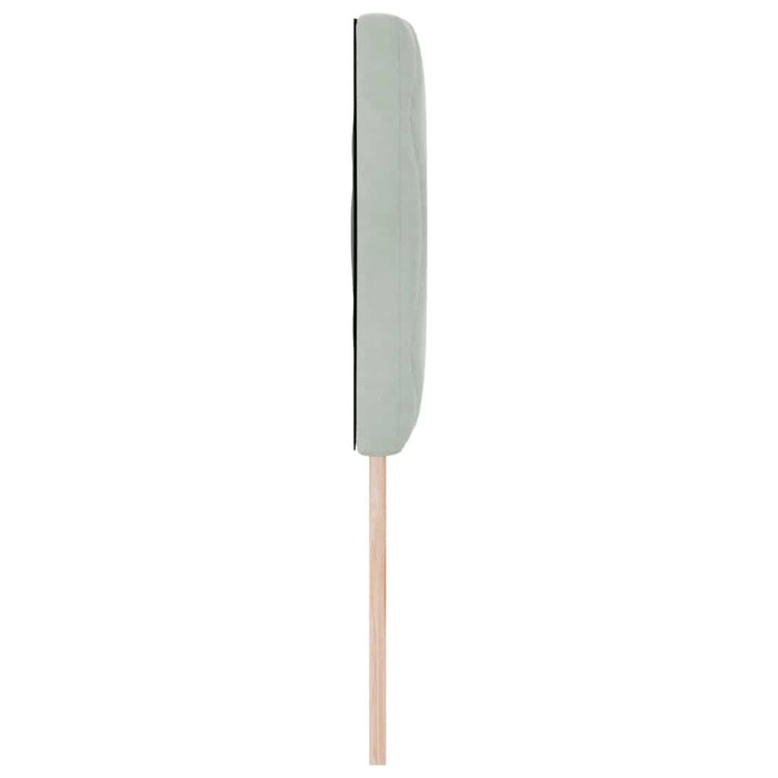 Tăblie cap Gri deschis 160 cm Catifea WALTI