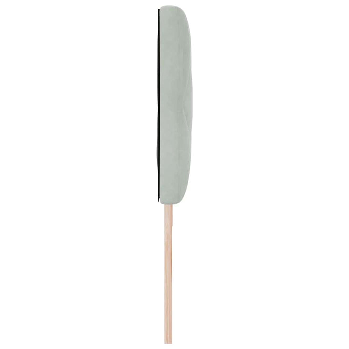 Tăblie cap cu headboard Gri deschis 180 cm Catifea - WALTI WALTI