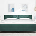 Tăblie cap cu headboard Verde închis 180 cm Catifea - WALTI WALTI