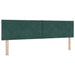 Tăblie cap cu headboard Verde închis 180 cm Catifea - WALTI WALTI