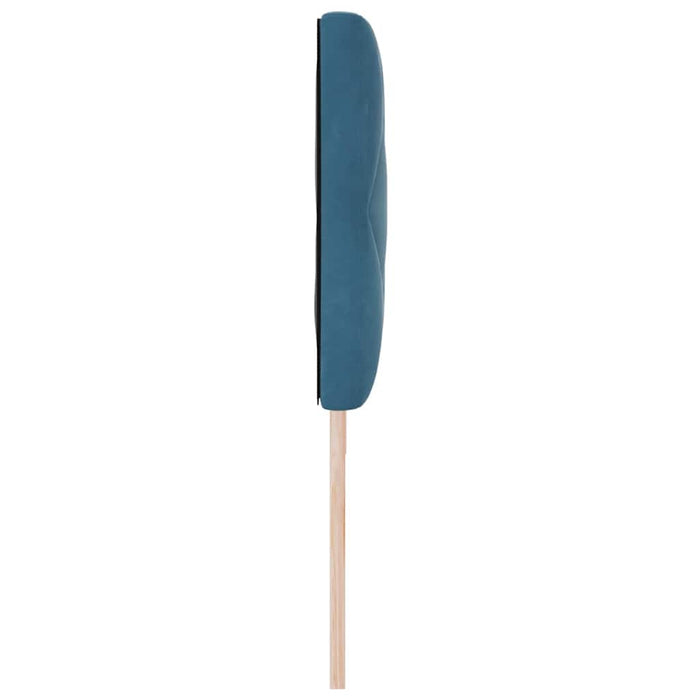Tăblie cap cu headboard Albastru închis 180 cm Catifea - WALTI WALTI