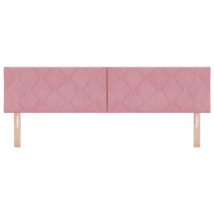 Tăblie cap cu headboard Roz 180 cm Catifea - WALTI WALTI