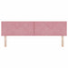 Tăblie cap cu headboard Roz 180 cm Catifea - WALTI WALTI
