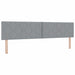 Tăblie cap cu headboard Gri deschis 200 cm Piele artificială - WALTI WALTI