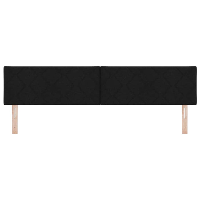 Tăblie cap cu headboard Negru 200 cm Piele artificială - WALTI WALTI