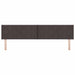 Tăblie cap cu headboard Maro închis 200 cm Piele artificială - WALTI WALTI