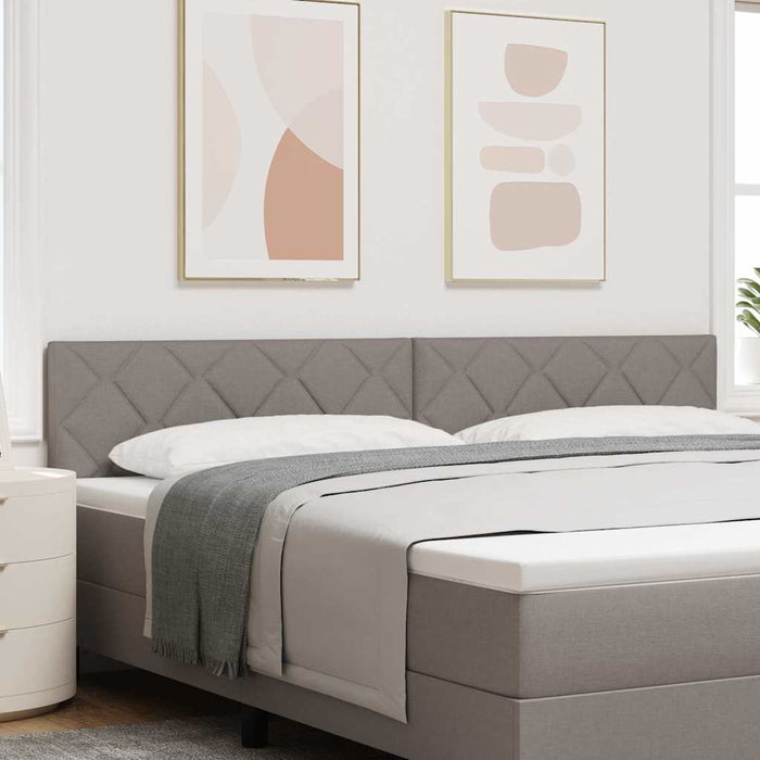 Tăblie din Țesătură Geometric Gri taupe 200 cm țesătură - WALTI WALTI