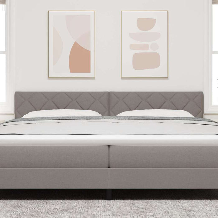 Tăblie din Țesătură Geometric Gri taupe 200 cm țesătură - WALTI WALTI