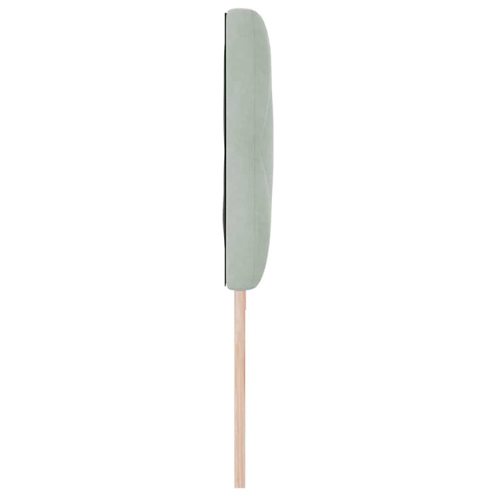 Tăblie cap Gri deschis 200 cm Catifea WALTI