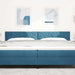Tăblie cap cu headboard Albastru închis 200 cm Catifea - WALTI WALTI