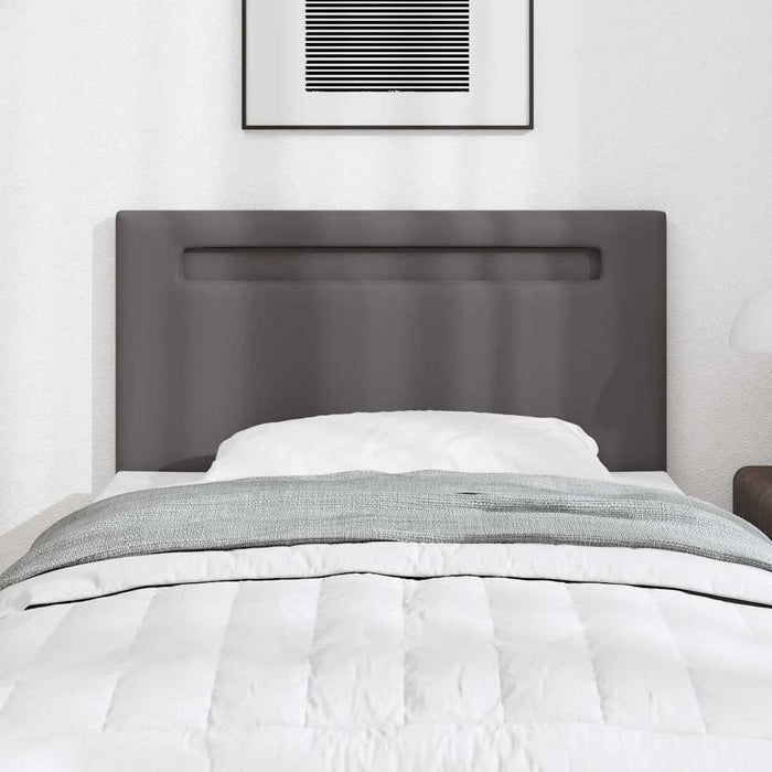 Tăblie cap Pe perete cu headboard Manual Gri 90 cm PVC - WALTI WALTI