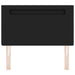 Tăblie cap Pe perete cu headboard Manual Negru 100 cm PVC - WALTI WALTI