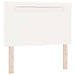 Tăblie cap Pe perete cu headboard Manual Alb 100 cm PVC - WALTI WALTI