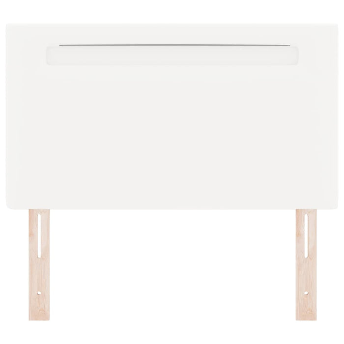 Tăblie cap Pe perete cu headboard Manual Alb 100 cm PVC - WALTI WALTI
