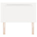 Tăblie cap Pe perete cu headboard Manual Alb 100 cm PVC - WALTI WALTI