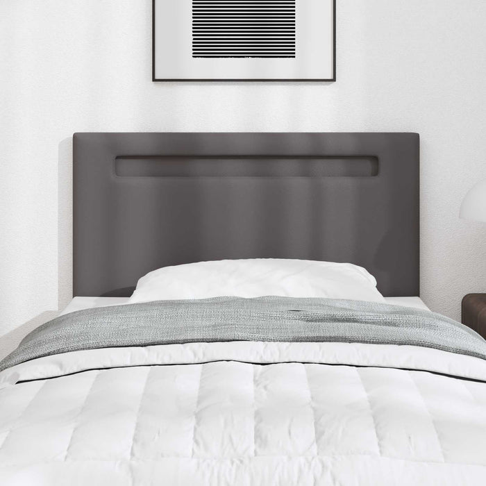 Tăblie LED Gri 100 cm Piele artificială WALTI