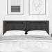 Tăblie cap Pe perete cu headboard Manual Negru 144 cm PVC - WALTI WALTI