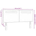 Tăblie cap Pe perete cu headboard Manual Negru 144 cm PVC - WALTI WALTI