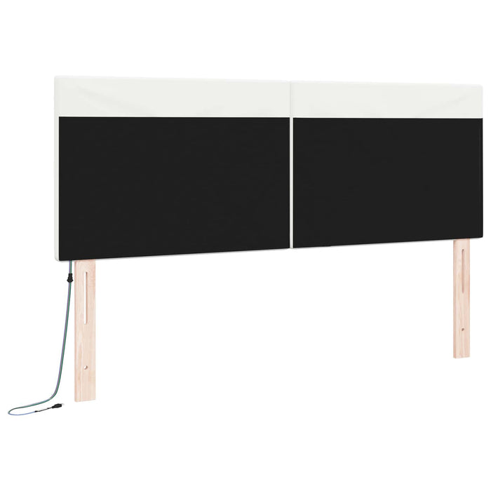 Tăblie LED Alb 144 cm Piele artificială WALTI