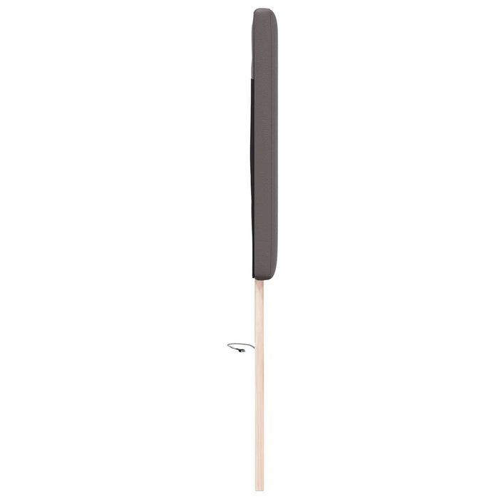 Tăblie LED Gri 144 cm Piele artificială WALTI
