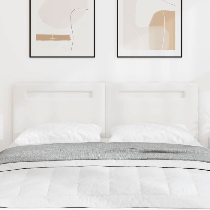 Tăblie cap Pe perete cu headboard Manual Alb 160 cm PVC - WALTI WALTI