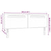 Tăblie cap Pe perete cu headboard Manual Alb 160 cm PVC - WALTI WALTI