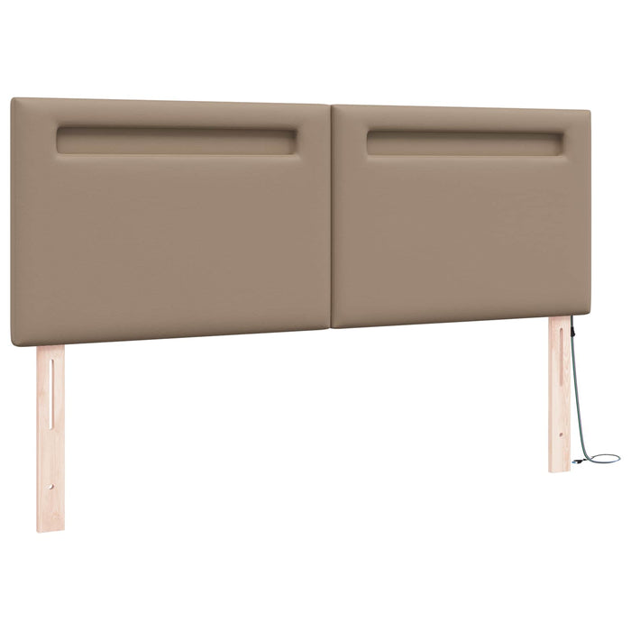 Tăblie LED Cappuccino 160 cm Piele artificială WALTI