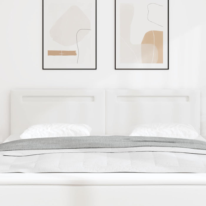 Tăblie LED Alb 180 cm Piele artificială WALTI