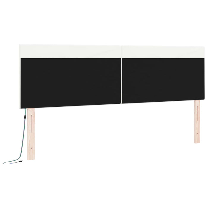 Tăblie LED Alb 180 cm Piele artificială WALTI
