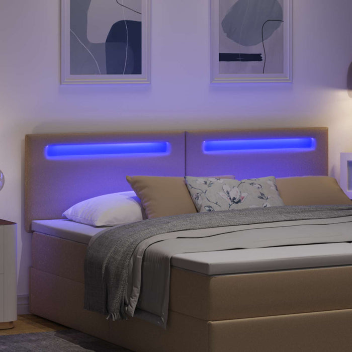 Tăblie LED Cappuccino 180 cm Piele artificială WALTI
