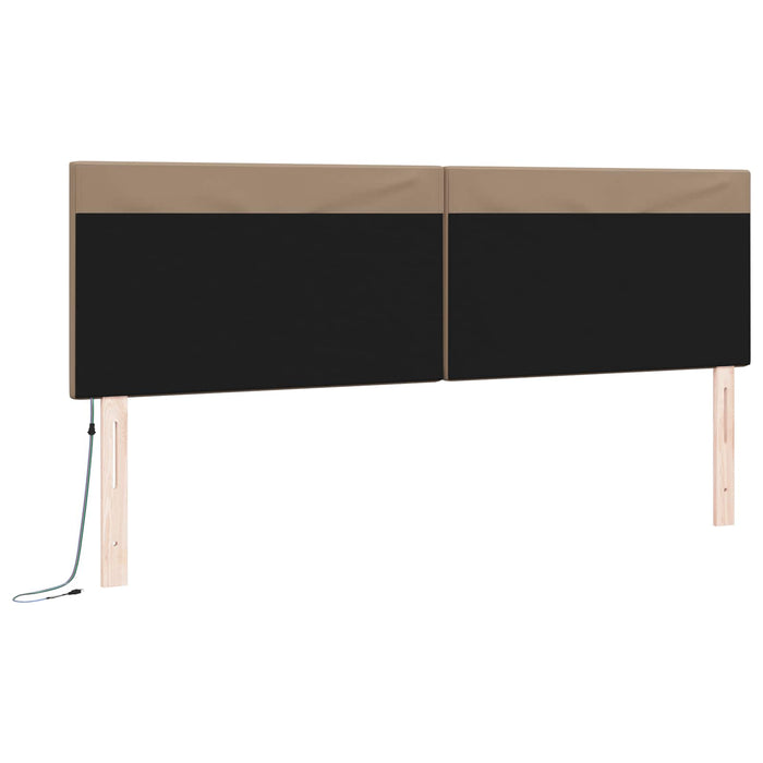 Tăblie LED Cappuccino 180 cm Piele artificială WALTI