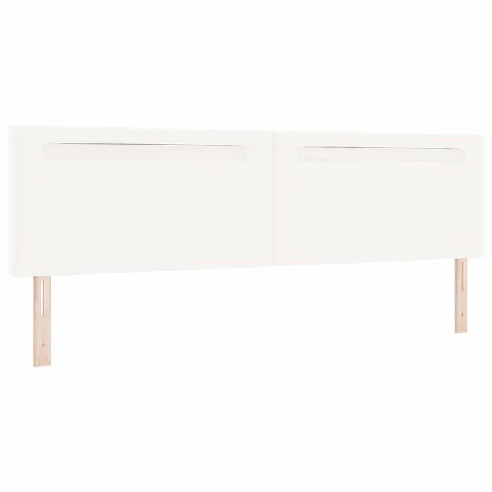 Tăblie cap Pe perete cu headboard Manual Alb 200 cm PVC - WALTI WALTI
