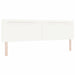 Tăblie cap Pe perete cu headboard Manual Alb 200 cm PVC - WALTI WALTI