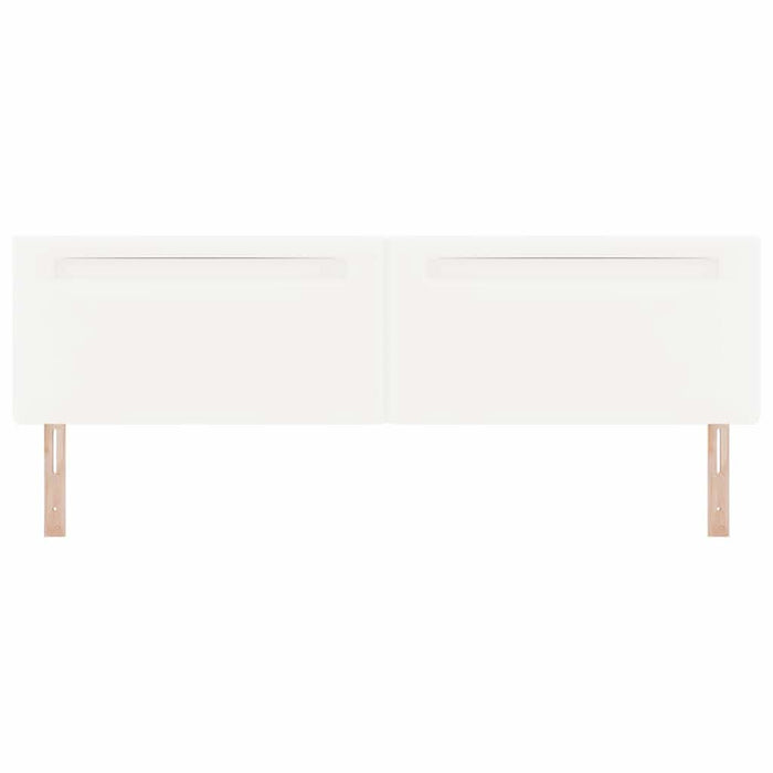 Tăblie cap Pe perete cu headboard Manual Alb 200 cm PVC - WALTI WALTI