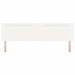 Tăblie cap Pe perete cu headboard Manual Alb 200 cm PVC - WALTI WALTI