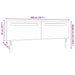 Tăblie cap Pe perete cu headboard Manual Alb 200 cm PVC - WALTI WALTI