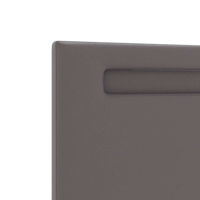 Tăblie cap Pe perete cu headboard Manual Gri 200 cm PVC - WALTI WALTI