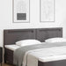 Tăblie cap Pe perete cu headboard Manual Gri 200 cm PVC - WALTI WALTI